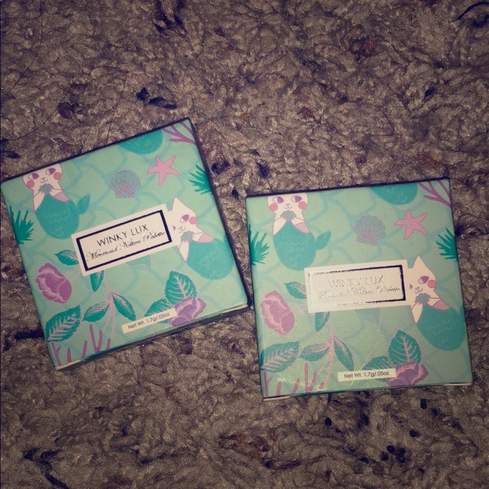 Two winky lux mermaid kitten eye shadows URSULA